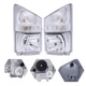 2x Headlight & 2x Corner Lamp For 2008-2020 ISUZU NPR NPR-HD NQR NRR Left+Right