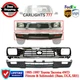 For 1995-1997 Toyota Tacoma 4WD Front Chrome & Black Grille + Valance Panel 2PC