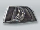 TYC Black Corner Light Parking Lamp LEFT fits 2001-2004 VOLVO S40 V40