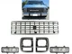 New Chevrolet G10 G20 G30 For 1992-1996 Front Grille Headlamp Door Parkin Set 5