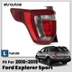 For 2016-2019 Ford Explorer Sport Full LED Tail Light W/ LED DRL Left Driver LH