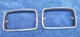PARK LAMP BEZEL SET FOR 1970-72 PLYMOUTH MODELS MOPAR #3403410/11