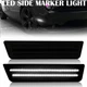 LED Side 2pcs Marker Light Front Bumper Lamps 08-14 for Dodge Challenger