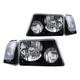 4Pcs Headlights & Corner Lamps Fits 2001-2011 Ford Ranger Halogen Black Housing