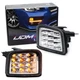 Clear Lens Full Amber 12-LED Front Turn Signal Lamp Assy For 2015-21 Subaru WRX