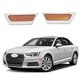 Set of 2 Side LH+RH Markers Corner Lamp Parking Lights For 2017-18 Audi A4 S4 B9