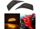 Race Sport For 18-C Wrangler Fender Maker LED Light W/Amber & Smoked Cover Pair