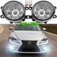 2pcs Front Bumper Fog Light Lamp Replacement For 2011-2015 Lexus IS250 IS350