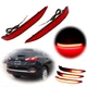 Red Lens Tail Brake Lamps w/Sequential Turn Signal For 2018-22 Chevrolet Equinox