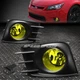 FOR 11-13 SCION TC AMBER LENS BUMPER FOG LIGHT REPLACEMENT LAMP W/BEZEL+SWITCH