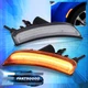 For 15-17 Chrysler 200 Front Amber LED Clear Lens Side Marker Parking Lights Set