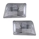 Headlights Front Lamps Pair Set for 93-97 Ford Range Left & Right