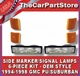 Signal Park Lamps Side Marker Corner Lights SET 94-98 GMC Truck Pickup Suburban