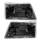 PAIR OF HEADLIGHTS FITS MAZDA B2500 B3000 SE PICKUP 2000 BY NUMBER MA2502113