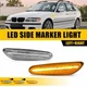 2x LED Sequential Side Marker Lights For 10/01-03/2005 BMW 3 Series E46 4D/5D M