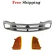 For 1994-1997 Chevrolet Blazer S10 Grille & Side Marker Lamp Assembly Front 3pcs