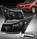 For 11-15 Chevy Cruze LS LT Projector Black Headlights Headlamp w/LED DRL Signal