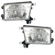 For 99-02 4Runner Headlight Headlamp Front Halogen Head Light w/Bulb PAIR SET