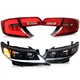 VLAND Projector Headlights + RED LED Tail Lights For Toyota Camry 2012 2013 2014