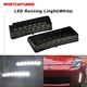 For 03-05 Nissan 350Z Z33 Smoked 7LED DRL Bumper Reflector Daytime Running Light