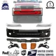 New Front Bumper Cover Kit +Brackets +Reinforcement For 1998-2000 Toyota Tacoma
