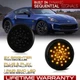 [SMOKED] Amber LED Front Fender Signal Light Side Lamp Fit 09-20 Nissan 370Z Z34