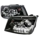 Fits 99-04 VOLKSWAGEN JETTA R8 Style Halo LED Projector Headlight With Clea