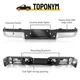Rear Steel Bumper Assembly & Sensor Holes Steel Fits 09-14 Ford F150 F-150