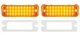 United Pacific LED Parking Lamp Light Set With Gasket For 1966 Chevy Impala