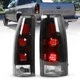 LED Taillights for C/K 1500 2500 3500 Suburban Yukon 1988-1999 Clear Lens