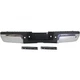 For 2008-2016 F-450 Super Duty Step Bumper Rear Chrome & Black Steel FO1103150