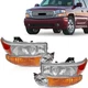 For 01-06 GMC Sierra 1500 LH RH 01-06 Yukon Headlight Kit without bulbs 15218078