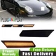 Sequential Smoked LED Side Marker Lights For Porsche 911 997 987 Cayman Boxster