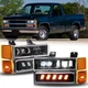 DOT LED Headlight Turning Lamp For Chevy C1500 C2500 C3500 K1500 K2500 1994-1999