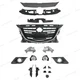 For Mazda 3 2014-2016 21PC Chrome Grille with Daytime Running & Fog Light Bezel