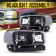 Headlights Headlamp Set For 1999-2006 GMC Sierra 1500 2500 3500 Replacement Pair