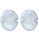 51 52 53 GMC Pickup Truck Clear Park Light Lamp Lens Lenses Pair 1951 1952 1953