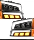LED Headlight DRL Bumper Lamp DOT For Chevy Silverado 1500 2500 3500 2003-07