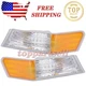 68004181AC 2PCS Parking Signal Light Lamp Assy For 2007-17 Jeep Patriot 2.0 2.4L