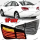 1Pair LED Tail Light For Chevrolet Cruze 2009 2010-15 Turn Signal Dynamic Smoked