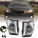 For 2006-2010 LEXUS IS250/IS350 Clear Bumper Fog Lights Lamps w/Bulbs Left+Right