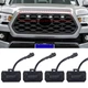 White Grille Lights for 2020-2022 Toyota Tacoma Night Driving Safety
