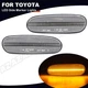 For 2000-2005 Toyota Celica MR2 M/T Spyder Side Marker Lights Bumper Lamps Supra