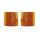 Lower Side Marker Reflectors Pair Set for 94-02 Chevy/GMC CK /94-99 Suburban