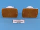 PAIR Front Turn Signal Lamps for 1987 - 1993 Jeep Wrangler Lights Left Right