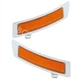 Amber Lens Side Marker Reflector Light 63147274433 Fit For 2011-2013 BMW E70 X5