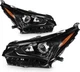 For Lexus NX300 NX200t 2018-2021 w/Projector Headlights Assy Pair Clear Black