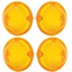 United Pacific Amber Park Lamp Lens Set For 1958 Chevy Bel Air Biscayne Impala