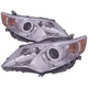 Headlight Halogen Pair CAPA Certified For 2012-2014 Toyota Camry L LE XLE