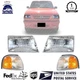 Headlights Assembly + Corner Lights For 1998-2000 Mazda B4000 B3000 B2500 Pickup